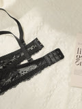 Women's Bras Set Sexy Beauty Back Tops Lace Push Up Bra and Panty Sets Underwire Lingerie Set Solid Padded Intimates Underwear