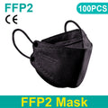 Face mask KN95 FPP2 CE Protective Mask Anti Dust Mask Mouth Mascarillas 4 Layers Mask FFP2 Face Mask KN95 Facial Masks Filter Mask Respirator