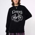 The Losers Club Sweatshirt Vintage Bike Sweatshirt Stephen King's IT Pennywise Hoodie Clown Scary Movies Shirt Horror Sweatshirt