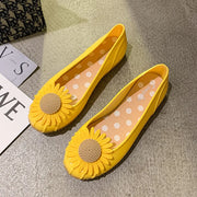 Cresfimix Women Fashion Sweet Round Toe Light Weight Jelly Flat Shoes Ladies Casual Comfort Pink Loafers Zapatos De Mujer C5731