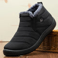Ankle Boots Boots Men Boots Waterproof Winter Boots Lightweight Snow Boots Warm Fur Men Shoes Plus Size 47 Unisex Ankle Boots Slip on Casual Shoes