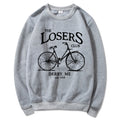 The Losers Club Sweatshirt Vintage Bike Sweatshirt Stephen King's IT Pennywise Hoodie Clown Scary Movies Shirt Horror Sweatshirt