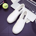 Women Leather Shoes Spring Trend Casual Female New Fashion Comfort Slip-on Platform Vulcanized Shoes