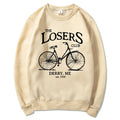 The Losers Club Sweatshirt Vintage Bike Sweatshirt Stephen King's IT Pennywise Hoodie Clown Scary Movies Shirt Horror Sweatshirt