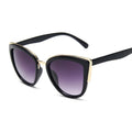 2021 Brand Vintage Cat Eye Sunglasses Woman Retro Driving Round Metal Frame Sun Glasses For Female Mirror UV400