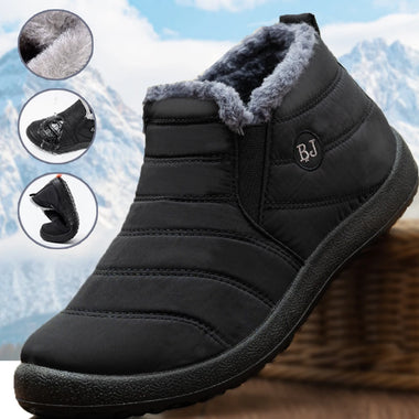 Ankle Boots Boots Men Boots Waterproof Winter Boots Lightweight Snow Boots Warm Fur Men Shoes Plus Size 47 Unisex Ankle Boots Slip on Casual Shoes