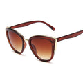 2021 Brand Vintage Cat Eye Sunglasses Woman Retro Driving Round Metal Frame Sun Glasses For Female Mirror UV400