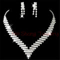 Luxury Big Butterfly Pendant Flower Crystal Bridal Jewelry Sets Women Statement Gold Color Necklace Earrings Set For Wedding