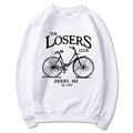 The Losers Club Sweatshirt Vintage Bike Sweatshirt Stephen King's IT Pennywise Hoodie Clown Scary Movies Shirt Horror Sweatshirt