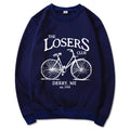 The Losers Club Sweatshirt Vintage Bike Sweatshirt Stephen King's IT Pennywise Hoodie Clown Scary Movies Shirt Horror Sweatshirt