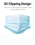 Face Disposable 3-layer Mask Pink Black Disposable Non-woven 3-layer Face Mask Breathable Mask With Elastic Earband Breathable Adult Mouth Mask