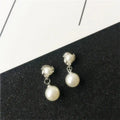Best Selling Wild Fashion Simple Pearl Bean  Earrings Style Women Girls Earrings Jewelry Wholesale Crystal Earrings Brincos