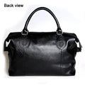 Women Handbag Tote Bag Fashion Genuine Leather Travel Bag Men's Luggage Bags Large Male Duffle Bag Weekend Women Shoulder Bag Big Tote Handbag Black