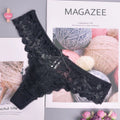 5xl big size women black color sexy underwear ladies underwear panties lingerie bikini ear pants/ thong/g-string 1pcs/lot ac35