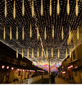 Party Outdoor Wedding Decor Waterproof Christmas String Lights Outdoor Garlands 50CM 8 Tube Meteor Shower Fairy Lights Wedding Party Home Garden Decor Lamp