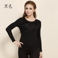 Birdsky, 1PC Women silk long sleeve sleepwear pajamas pyjamas clothing sets, 70% mulberry pure silk, 6 solid colors. HC-05