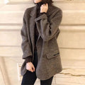 Women Short Foreign Favor Loose Small Suit Jacket 2024 Female Spring New Korean Version Of The Casual Slim Plaid Suit Tide T82