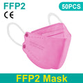 Face mask KN95 FPP2 CE Protective Mask Anti Dust Mask Mouth Mascarillas 4 Layers Mask FFP2 Face Mask KN95 Facial Masks Filter Mask Respirator