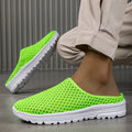 Women Sandals Summer For Lazy Bag-Toe Half Slippers For Women Wearing Summer Mesh Women Walking Sandals Large Size Comfortable Sports Breathable New