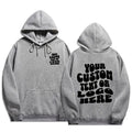 Custom Print Women Hoodie Sweatshirt Loose Long Sleeve Pullover, Personalized DIY Streetwear Hooded Top Autumn Daily Outfit