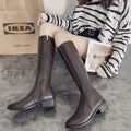 White Winter Boots Women 2024 New Botas Mujer Knee-high Sexy Boots Elastic  Cold-proof and Warm  Botines Chelsea Booties Plus