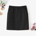 ZANZEA Women Fashion OL Pencil Skirts Elegant Commute Solid Color High Waist Mini Skirt 2024 Summer Casual Office Wear Jupes