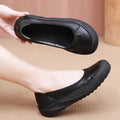 Spring Fashion Women's Loafers Genuine Leather Soft Moccasin Retro Summer Ballet Flats Ladies Shoes
