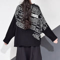 Fashion Women's Blouse Shirt Spring Letter Printed O Neck Long Sleeve Shirts Casual Loose Office Ladies Pullover Tops Plus Size