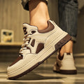 2026 New Breathable Leather Sneakers Spring and Summer Casual Women Shoes Large Size 44 Height Increase Wear Slip-on Shoes