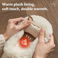 Kawaii Winter Warm Cotton Slippers Women Plaid Bowknot Lace Ruffle Plush Thick Platform Non-Slip Indoor Casual Shoes