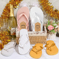 Sandals Wedding Favors 6-30Pairs Flip Flops for Wedding Guests Sandals Slippers with Cards Woman Men Wedding Favors Hen Beach Pool Party