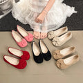 Women Ballet Flats Big Bow Round Toe Casual Shoes Soft Comfortable Ladies Loafers All‑season Slip on Footwear Women’s Shoes