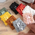 4Pcs/Set Sexy Panties Women Low Waist Briefs Lace Back Hollow Out Underwear Sexy Lingerie Solid Color Female Intimates M-XL