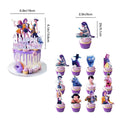 Party Disposable Set K-Pop Theme Disposable Tableware Set for Kids Birthday Baby Shower Party - Paper Plates Cups And Tablecloth with Birthday Banner