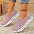 Breathable Womens Slip On Sneakers Soft Sole Comfortable Lightweight Casual Shoes for Everyday Walking Low Top