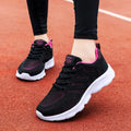 New Sneakers Women Casual Shoes Fashion Breathable Walking Mesh Flat Shoes Women 2024 Tenis Feminino White Ladies Sports Shoes
