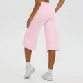 High Stretch Slack Capri Pants for Women's Fitness Sports Yoga Pants Summer Running Push Up Quick Drying Calf-Length Pants