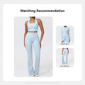 Hearuisavy Summer Running Sports Vest With Padded Bra ECO Gym Push Up Yoga Top Women Cross Back U-Neckline Fitness Underwear
