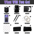 217Pc Lash Extension Kit For Beginner Professional Mini Fan Mascara Brush Micro Applicator Eye Pad Glue Ring Tape Makeup Tools