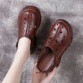Woman Slippers Thick Platform Sandals Outside Slides Casual Shoes for Women New Style Natural Skin On Sale High Quality