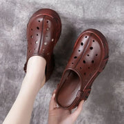 Woman Slippers Thick Platform Sandals Outside Slides Casual Shoes for Women New Style Natural Skin On Sale High Quality
