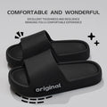 Unisex Thick Sole Slippers Women Men Soft EVA Cloud Cushion Indoor Outdoor Shoes Anti-Slip Bathroom Shower Slides Beach Sandal