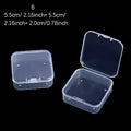 28Grids Transparent Organizer Box Plastic Square Organizers Storage Boxes For Home Makeup Jewelry Accessories Organizer