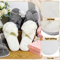 4-12Sets Fuzzy Slippers Bridesmaid Slippers Wedding Women Houes Shoes Bachelorette Party Favors Gift Open Toe Soft Warm Fuzzy