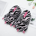 Winter Warm Soft Indoor Floor Slippers Couple Shoe Paw Funny Animal Christmas Monster Claw Plush Home Cotton Shoes for Men Women
