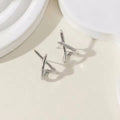 2025 New Fashion Trend Unique Design Elegant Exquisite Irregular C Shape Earrings Female Jewelry Party Premium Gift Wholesale