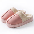 Women's Cotton Slippers 2026 New Autumn and Winter Indoor Home Soft Bottom Simple and Comfortable Warm Anti Slip Plush Slippers