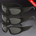 Three-Pair Set Fashionable Street Style Sunglasses Unisex Daily Wear Suitable for Shopping and Dates Ideal for All Seasons