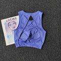 Women's One-Piece Outer-Wear Yoga Tank Top with Crisscross Stylish Back – Seamless Yoga Apparel That Doubles as a Sports Bra