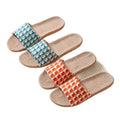 Indoor Slippers Lightweight Soft Cotton Floral Floor Shoes Fashion Retro Home Slippers Antislip Couple Shoes